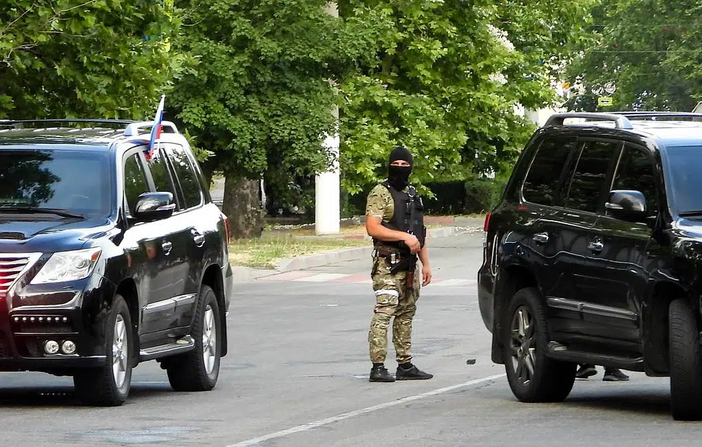 Photo d'illustration : Explosion près du bâtiment du ministère de l'Intérieur à Melitopol