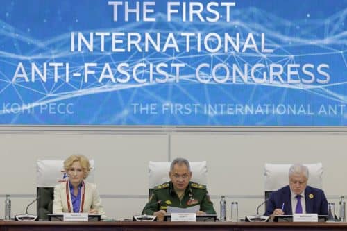 Premier congres international anti-fasciste 20 aout 2022