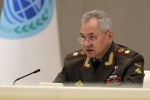 OCS : Sergueï Shoigu s'adresse aux Ministres de la Défense des États membres de l'OCS, le 24 août 2022 1 photo 2022 08 24 10 16 46
