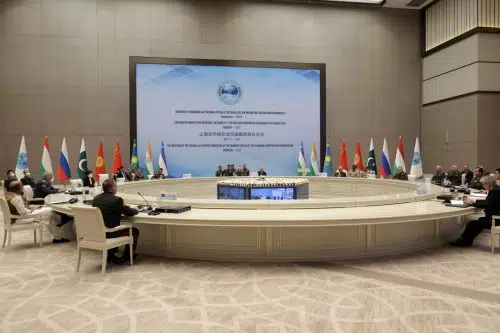 OCS : Sergueï Shoigu s'adresse aux Ministres de la Défense des États membres de l'OCS, le 24 août 2022 4 L'OCS face aux défis de sécurité régionaux et mondiaux