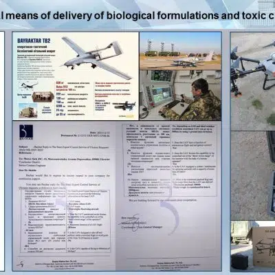 des drones pour contaminer ceux que les usa designent comme leurs ennemis